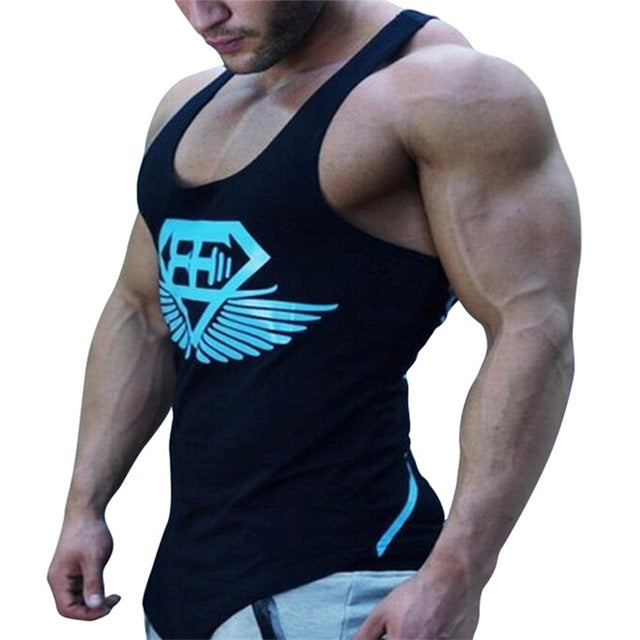 Men's Asymmetrical Tank-FITNESS ENGINEERING