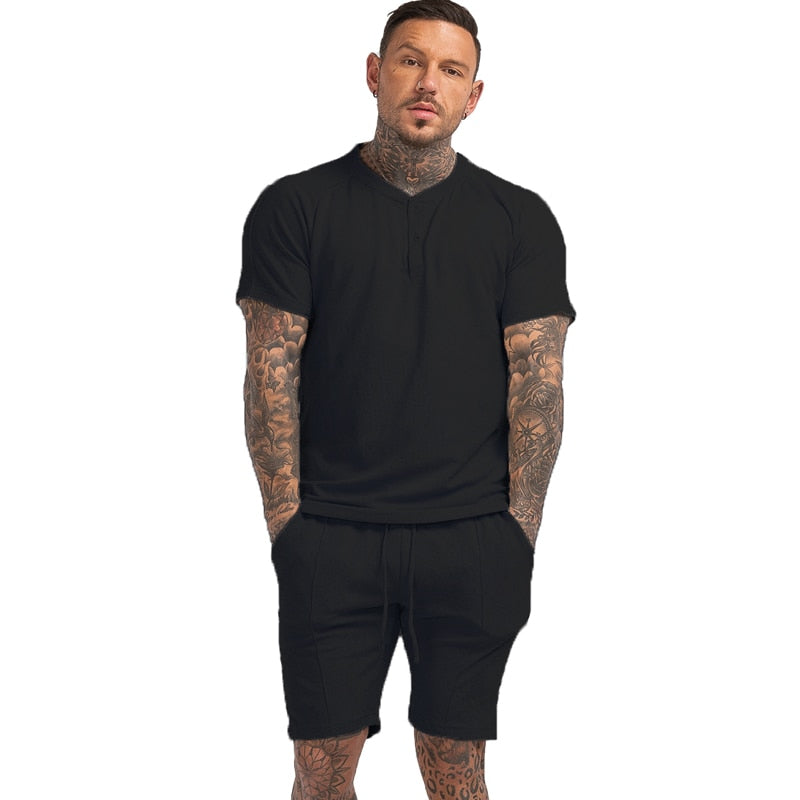 Slim Fit T-shirt & Short Set