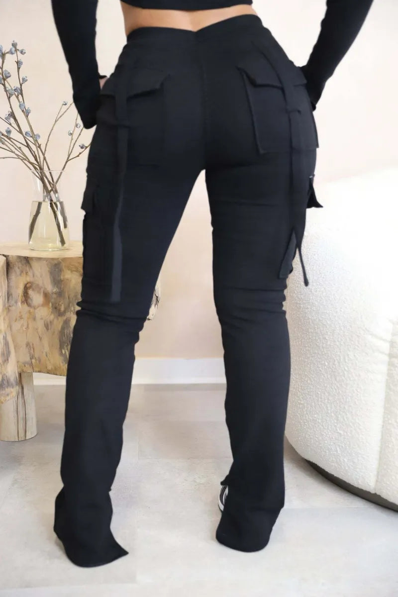 Women's Flare Cargo Pants