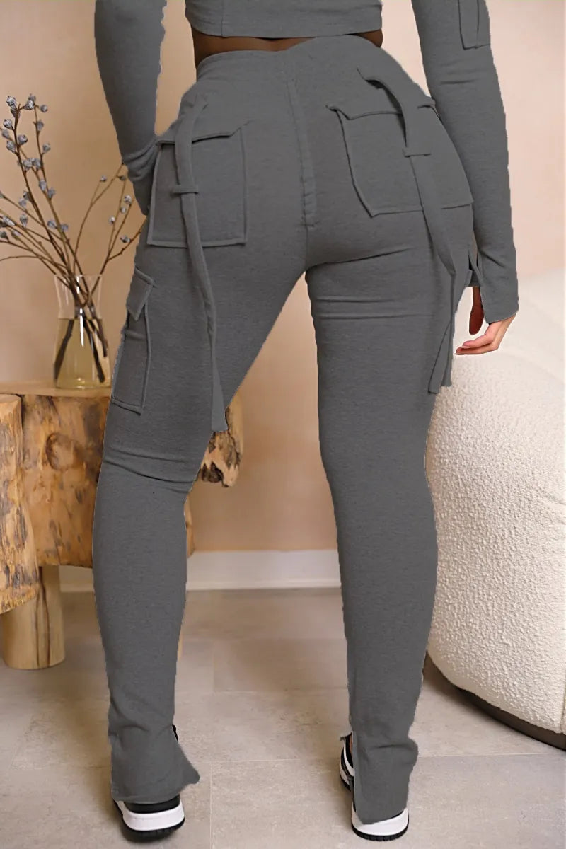 Women's Flare Cargo Pants