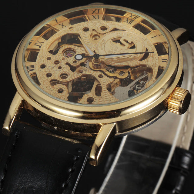 Men's Skeleton Watch-FITNESS ENGINEERING