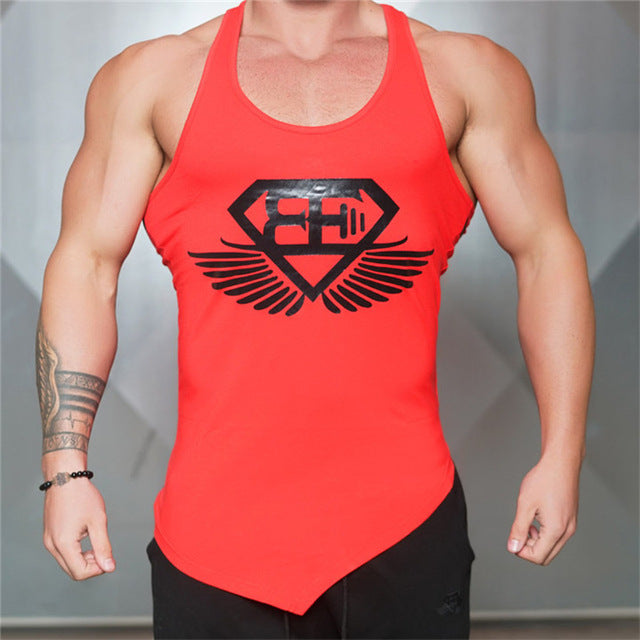 Men's Asymmetrical Tank-FITNESS ENGINEERING