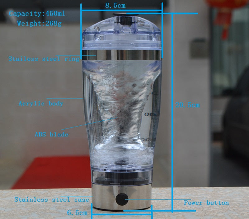 Electric Protein Shaker 450ml-FITNESS ENGINEERING